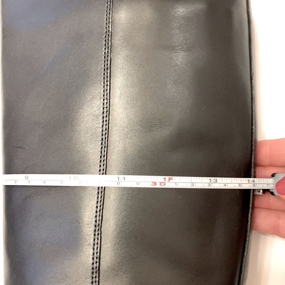 COACH Elegant Black Leather Riding Boots - Picture 12 of 13